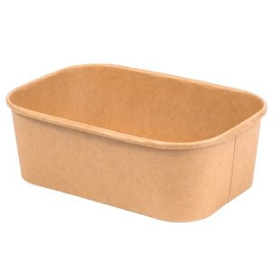 Rectangular Kraft Takeaway Boxes – 750ml