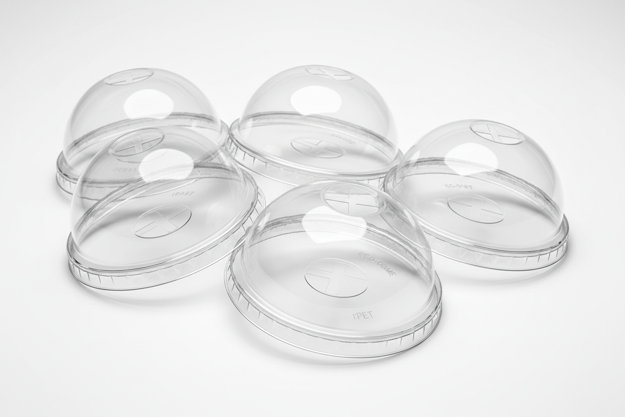 Dome Lids for Smoothie (rPET) – Cross