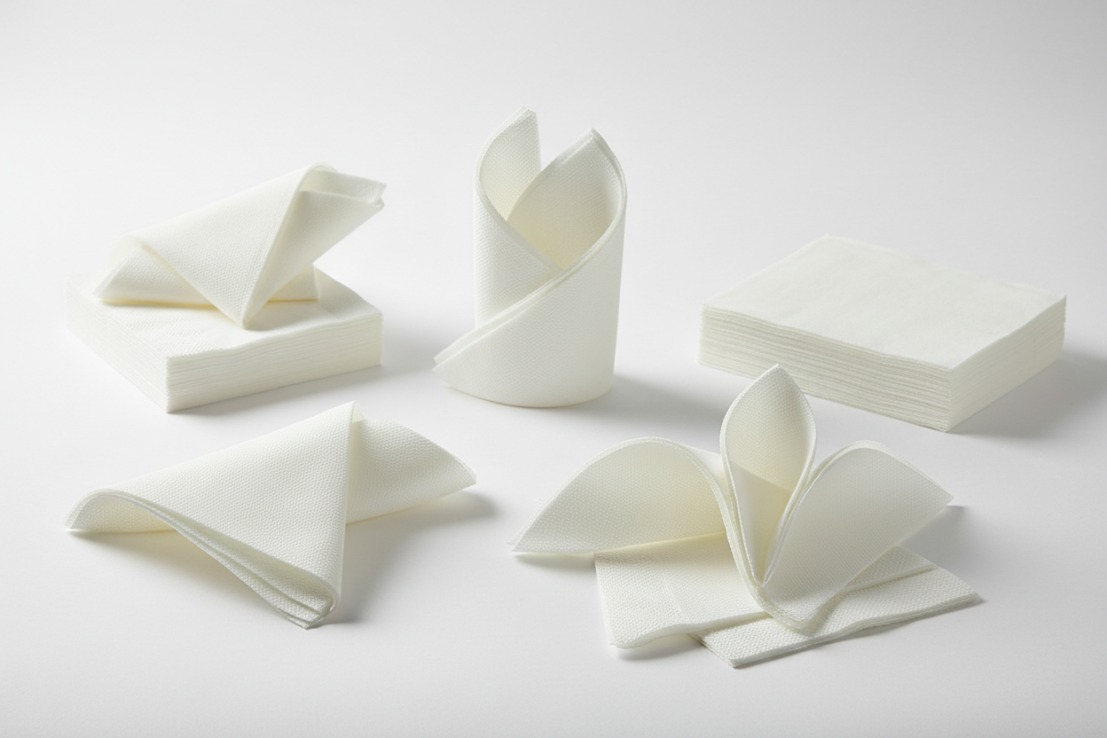 White Napkins – SPECIAL (33 X 33CM) 2PLY studio back ground