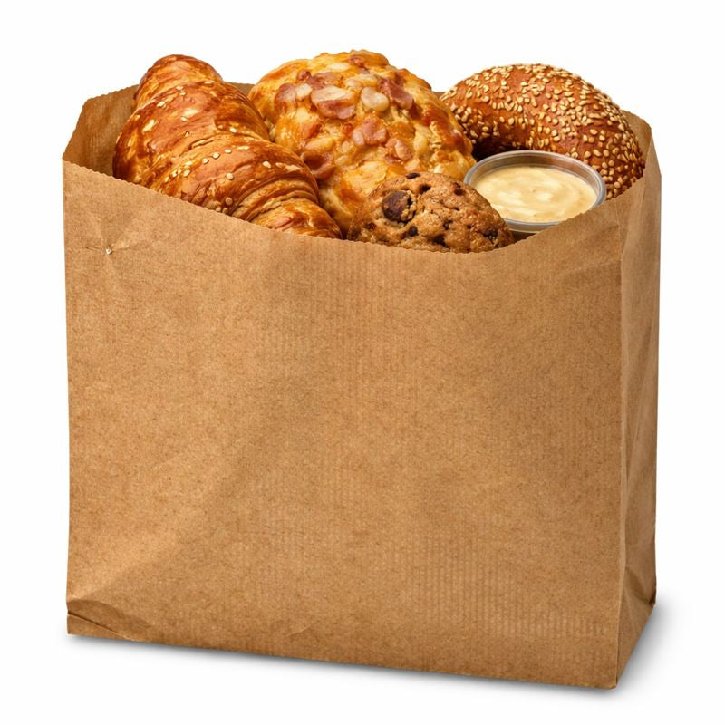 Brown Glazed  Ripped Bags