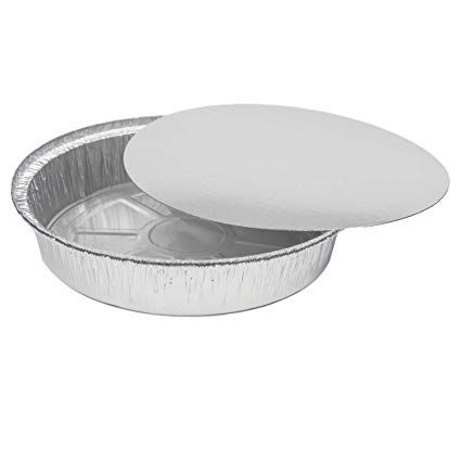 No 9 Foil Containers Round Lids