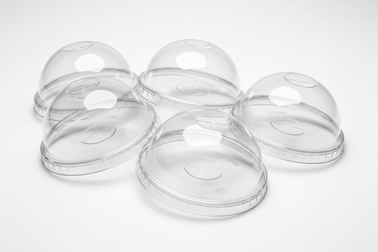 Dome Lids  for Smoothie (rPET) – Cross