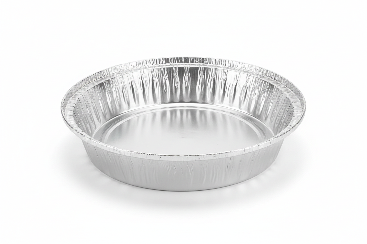 no9 round 1.5 foil container 