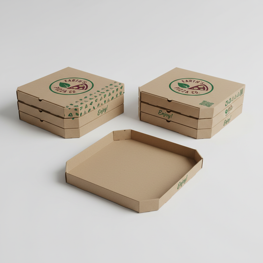 Printed Pizza Boxes – 14" in studio mode